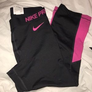 Nike pro mid calf tights